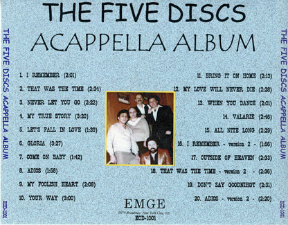 The Five Discs : Acappella Album (CDr, Comp)