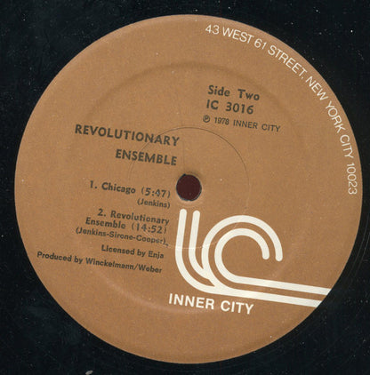 The Revolutionary Ensemble : Revolutionary Ensemble (LP, Album)