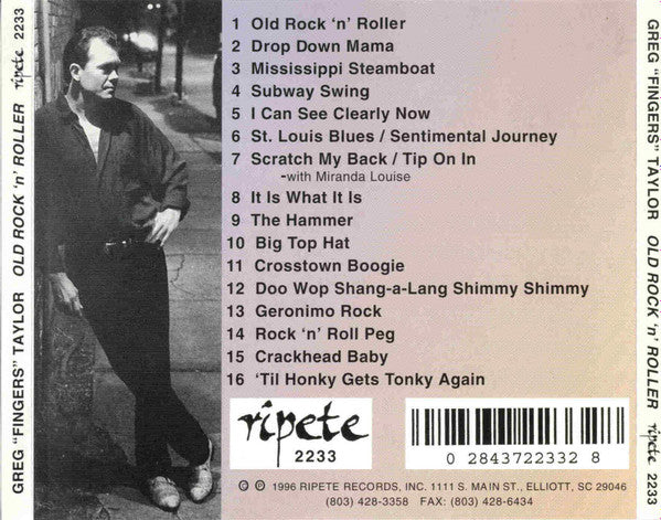 Greg "Fingers" Taylor : "Old Rock 'n' Roller" (CD, Album)