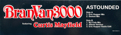 Bran Van 3000 featuring Curtis Mayfield : Astounded (12", Promo)