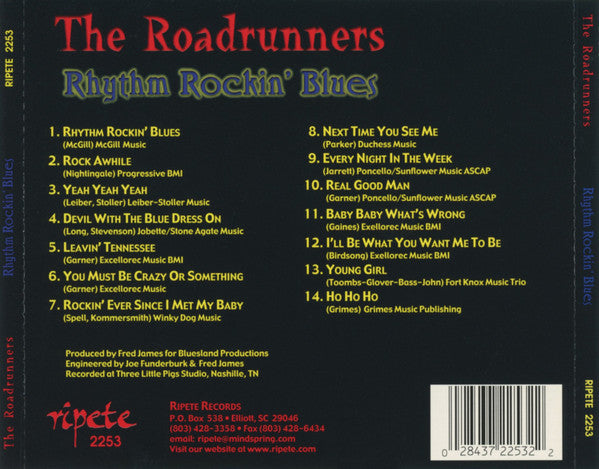 The Roadrunners (18) : Rhythm Rockin' Blues (CD, Album)