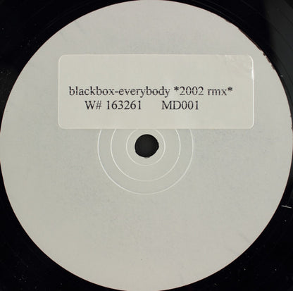 Black Box : Everybody 2002 Remix (12", S/Sided, Unofficial, W/Lbl)