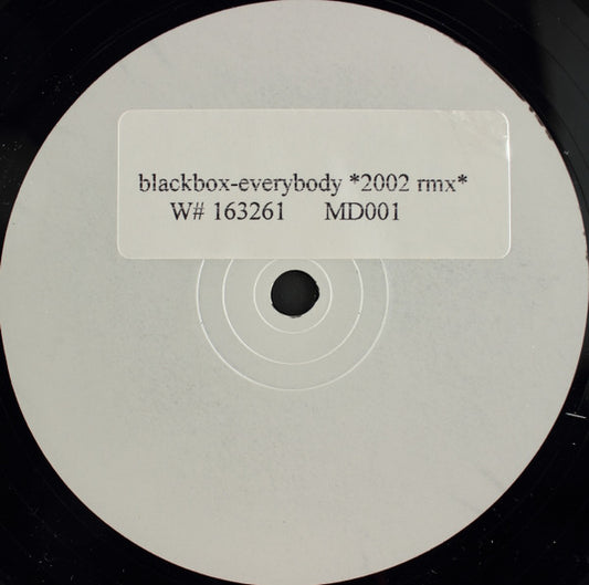 Black Box : Everybody 2002 Remix (12", S/Sided, Unofficial, W/Lbl)