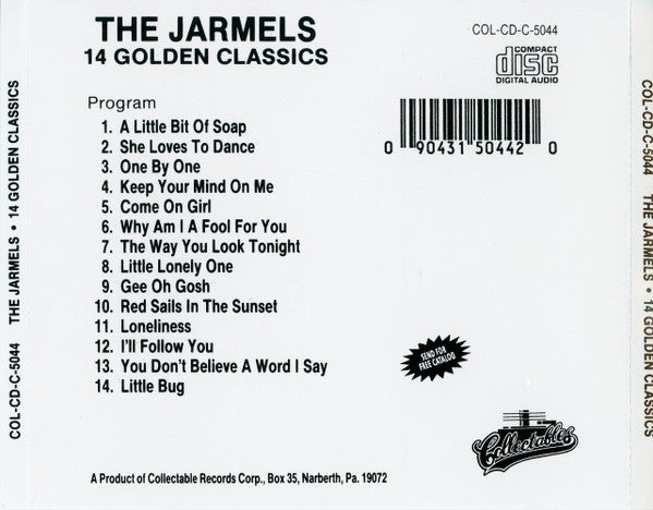 The Jarmels : 14 Golden Classics (CD, Comp, RE)