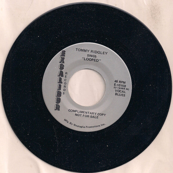 Ronnie & The Hi-Lites / Tommy Ridgley : A Slow Dance / Looped (7", Mono, Promo, RE)