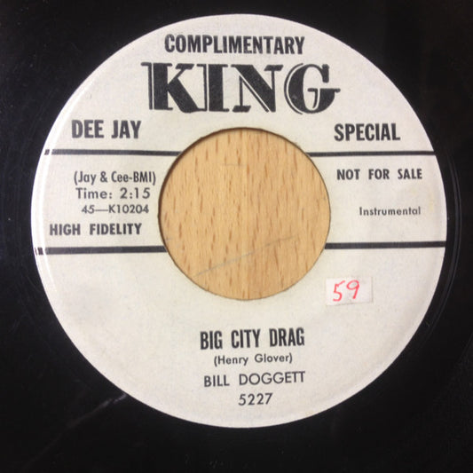 Bill Doggett : Big City Drag / After Hours (7", Promo)