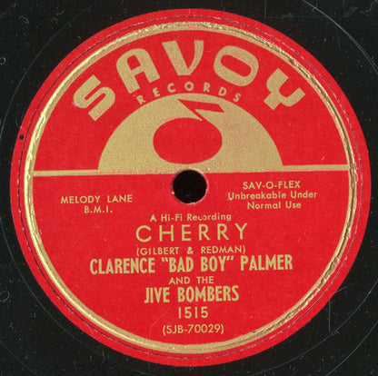 Clarence Palmer (3) And The Jive Bombers : Cherry / You Took My Love (10", Single)