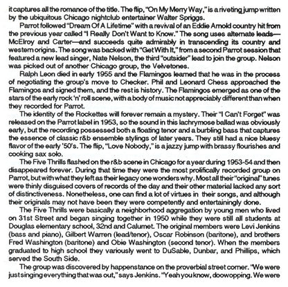 Various : The Golden Era Of Doowops: The Groups Of Parrot Records Part One (CD, Comp)