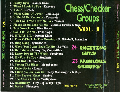 Various : Chess/Checker Groups Volume 1 (CD, Comp)
