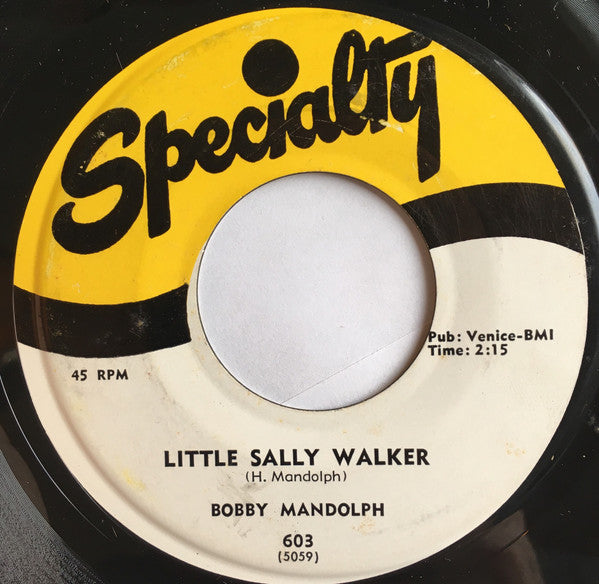Bobby Mandolph : Little Sally Walker / Malinda (7", Single, Var)