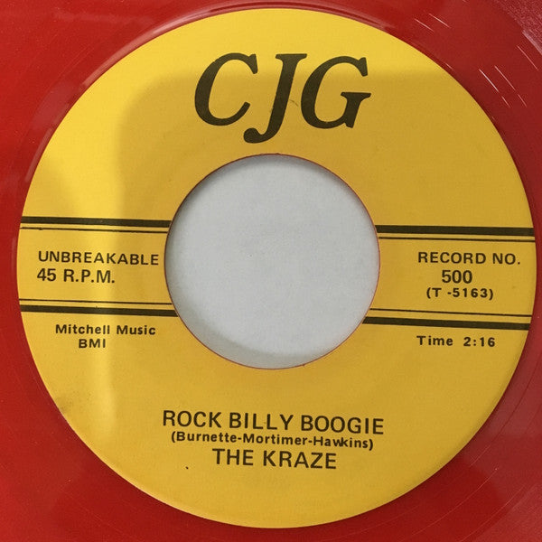 The Kraze (2) : Rock Billy Boogie / Red Hot (7")