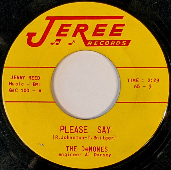 The Denones : Please Say (7")