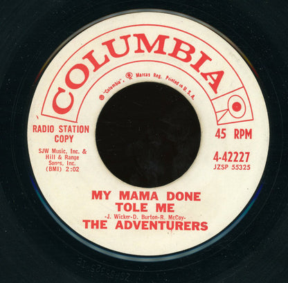 The Adventurers : Rock And Roll Uprising (7", Single, Promo)