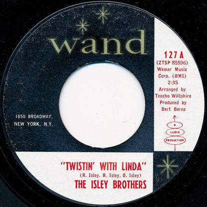 The Isley Brothers : Twistin' With Linda (7", Mono, Styrene)