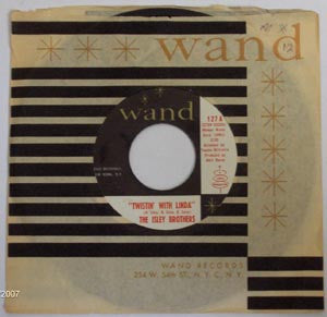 The Isley Brothers : Twistin' With Linda (7", Mono, Styrene)