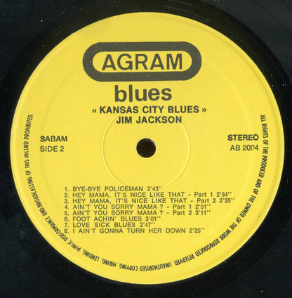 Jim Jackson (2) : Kansas City Blues (LP, Comp, RM)