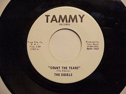 The Edsels : Count The Tears / Twenty Four Hours (7", Single)