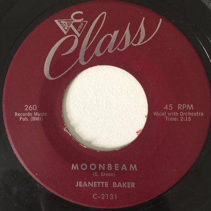 Jeanette Baker : Moonbeam / He Really Belongs To Me (7", Single)