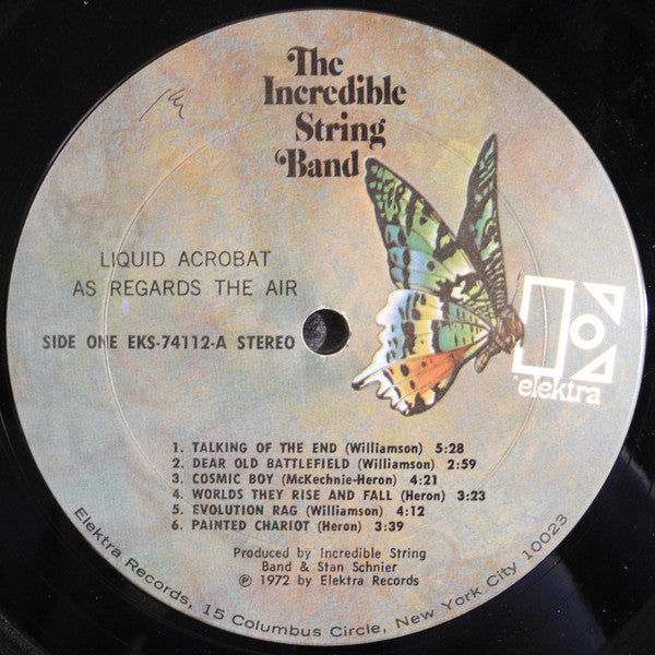 The Incredible String Band : Liquid Acrobat As Regards The Air (LP, Album, Pit)