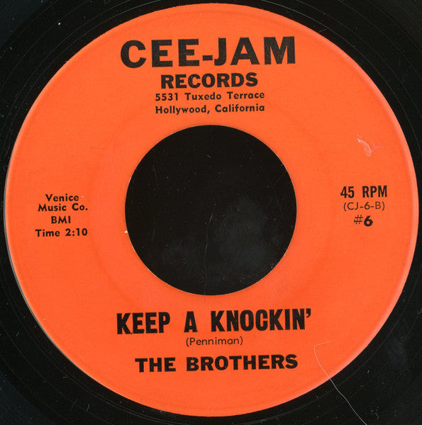 Dorsey Burnette /  The Burnette Brothers : Bertha Lou / Keep A Knockin'  (7", Single)