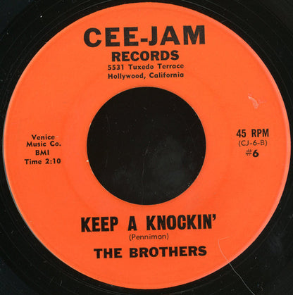 Dorsey Burnette /  The Burnette Brothers : Bertha Lou / Keep A Knockin'  (7", Single)