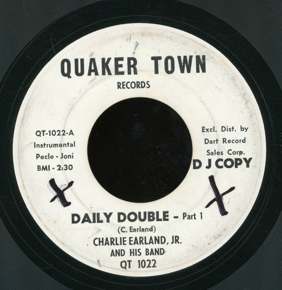 Charlie Earland, Jr. And His Band : Daily Double - (Part I & II) (7", Promo)