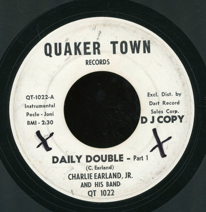 Charlie Earland, Jr. And His Band : Daily Double - (Part I & II) (7", Promo)