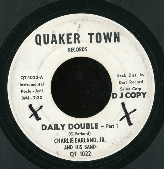 Charlie Earland, Jr. And His Band : Daily Double - (Part I & II) (7", Promo)