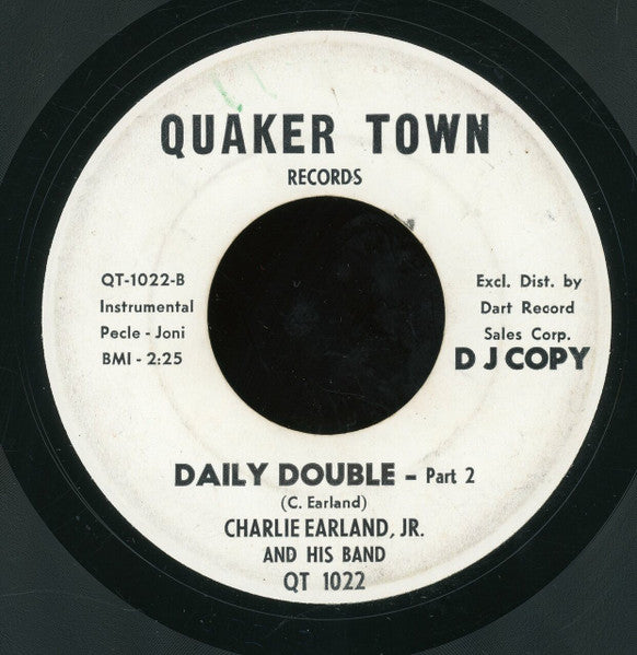 Charlie Earland, Jr. And His Band : Daily Double - (Part I & II) (7", Promo)