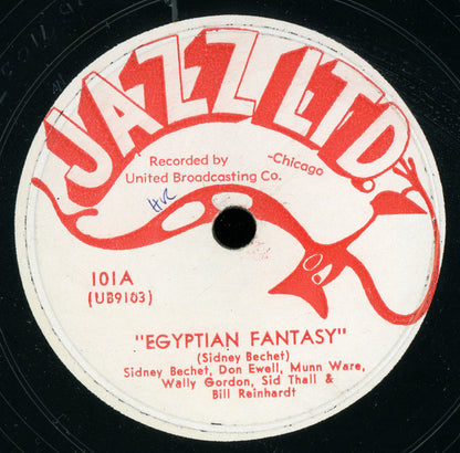 Sidney Bechet's Jazz Ltd. Orchestra : Egyptian Fantasy (Shellac, 10")