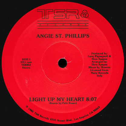 Angie St. Philip : Light Up My Heart (12")