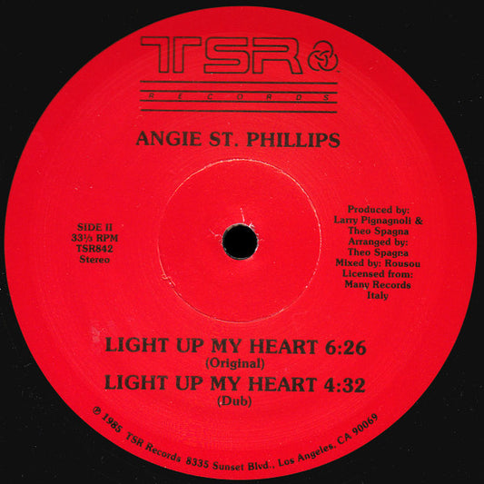 Angie St. Philip : Light Up My Heart (12")