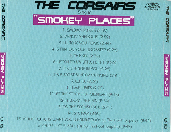 The Corsairs, Kool Toppers : Sing Smokey Places 16 Original Hits (CDr, Comp)