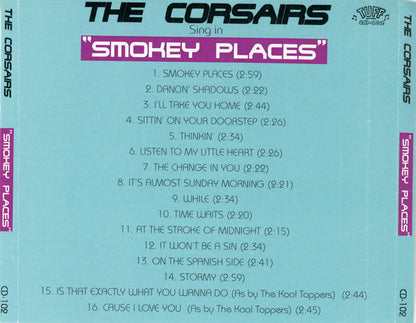 The Corsairs, Kool Toppers : Sing Smokey Places 16 Original Hits (CDr, Comp)
