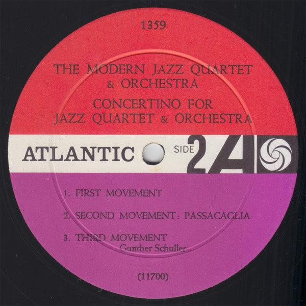 The Modern Jazz Quartet : The Modern Jazz Quartet & Orchestra (LP, Album, Mono, Dee)