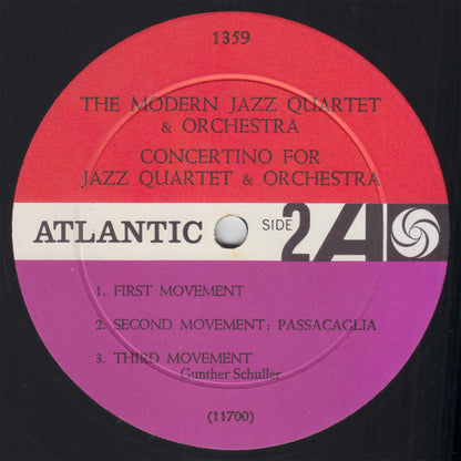 The Modern Jazz Quartet : The Modern Jazz Quartet & Orchestra (LP, Album, Mono, Dee)
