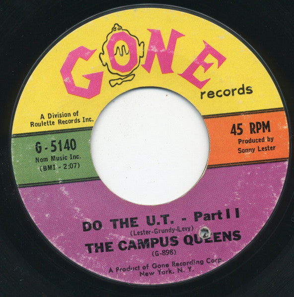 The Campus Queens : Do The U.T. (7", Single, Styrene)