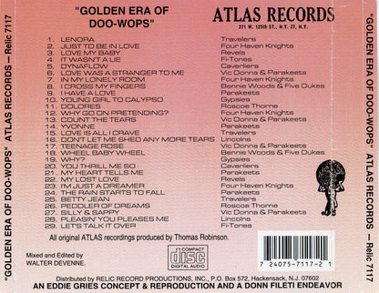 Various : The Golden Era Of Doowops: The Groups Of Atlas Records (CD, Comp)