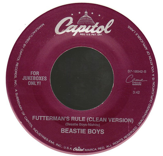 Beastie Boys : Get It Together / Futterman's Rule (7", Jukebox, Whi)