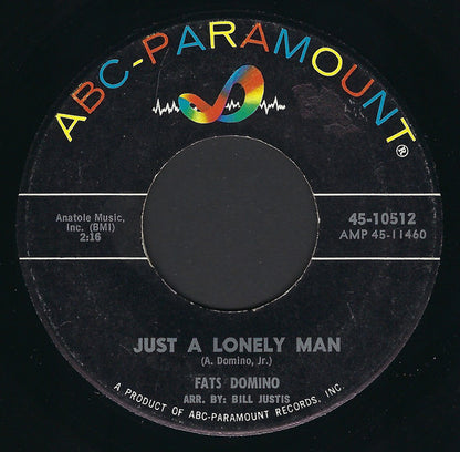 Fats Domino : Who Cares / Just A Lonely Man (7")