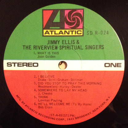 Jimmy Ellis & The Riverview Spiritual Singers : Jimmy Ellis & The Riverview Spiritual Singers (LP, Album)