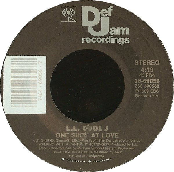 LL Cool J : Big Ole Butt (7", Styrene)
