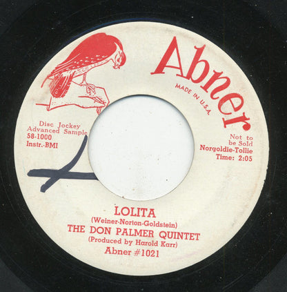 The Don Palmer Quintet : Lolita / The Little Hooper (7", Single, Promo)