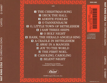 Nat King Cole : The Christmas Song (CD, Album, Club, RE)