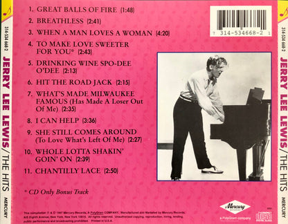 Jerry Lee Lewis : The Hits (CD, Comp)