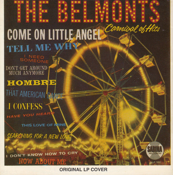 The Belmonts : The Best Of The Belmonts (CD, Comp, Mono)