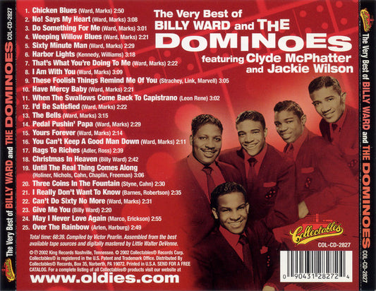 Billy Ward And His Dominoes : The Very Best Of Billy Ward & His Dominoes (featuring Clyde McPhatter & Jackie Wilson) (CD, Comp)