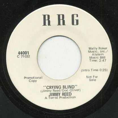 Jimmy Reed : Crying Blind / Christmas Present Blues (7", Single, Promo)