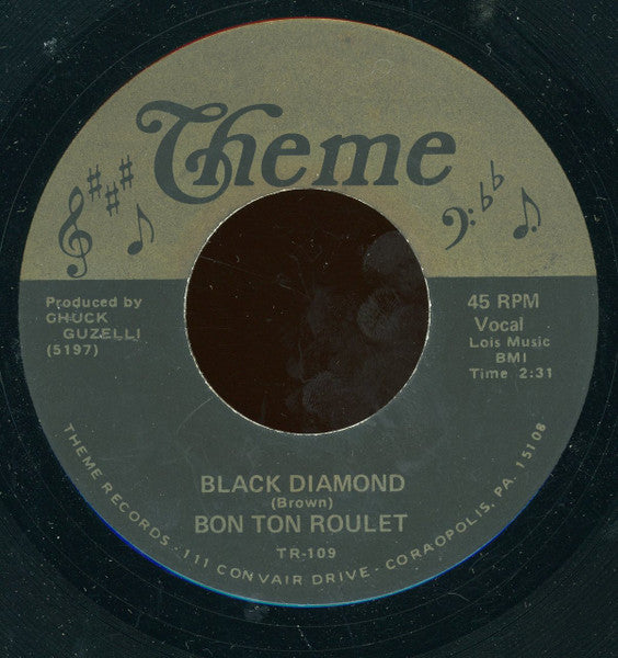 Bon Ton Roulet : Black Diamond / You Excite Me Daddy (7", Bla)