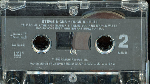 Stevie Nicks : Rock A Little (Cass, Album, Club, Dol)